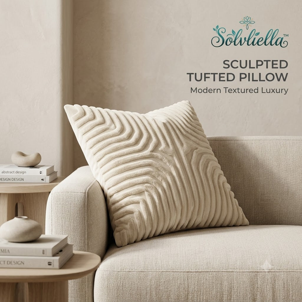 Solvliella™ Sculpted Tufted Accent Throw Pillow