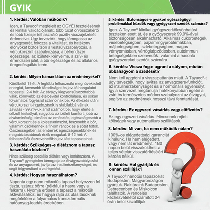 Hivatalos Webáruház | ✨✨ 𝐓𝙖𝙮𝒖𝙤𝙤®  𝗠𝗼𝗿𝗶𝗻𝗴𝗮 · 𝑩𝒆𝒓𝒃𝒆𝒓𝒊𝒏𝒆 × 𝗡𝗔𝗗 𝗞𝗮𝗿𝗰𝘀ú𝘀í𝘁ó é𝙨 𝒃é𝒍𝒓𝒆𝒏𝒅𝒔𝒛𝒆𝒓𝒊 𝐞𝐠é𝐬𝐳𝐬é𝐠𝐞𝐭 𝒆𝒍ő𝒔𝒆𝒈í𝒕ő 𝙣𝙖𝙣𝙤 𝗺𝗶𝗸𝗿𝗼𝘁ű𝘀 𝒕𝒂𝒑𝒂𝒔𝒛 🇭🇺  (Naponta csak egyszer — az első látható változások már 7 nap után) ✅  Átfogó támogatás az alakformáláshoz