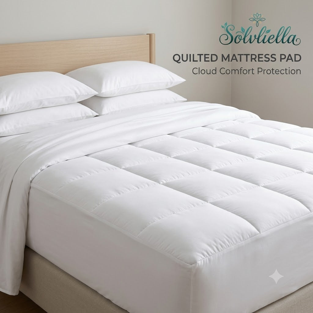 Solvliella™ Quilted Ergonomic Mattress Protector Pad