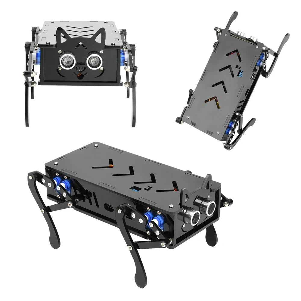 Four-Legged Robot Dog Bionic Intelligent Programming Development Robot Remote Control Robot Dog Electronic Pet Diy Kit